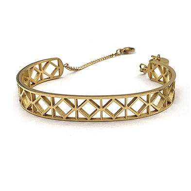 Friendship half design hollow cuff silver chain bracelets