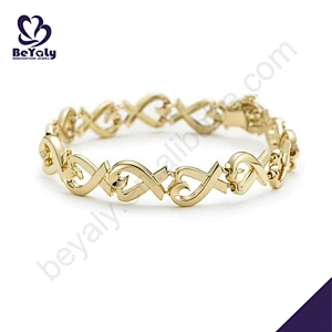 Simple silver love knot custom friendship bracelets