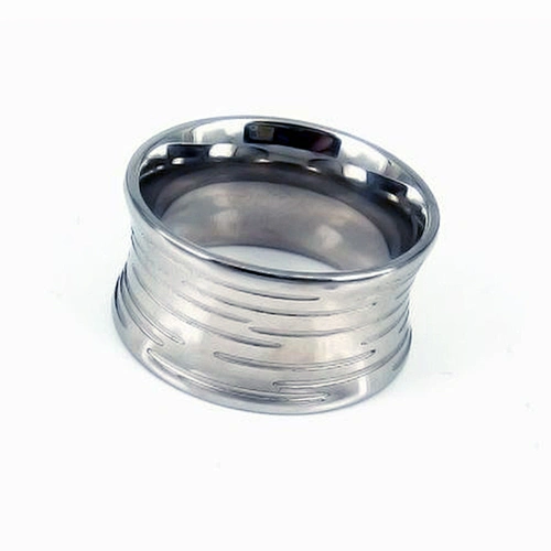 Fashion best price popular men blank stainless steel ring