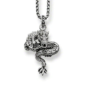 Classic custom snake design silver pendant price