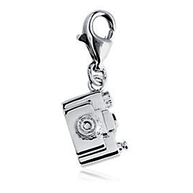 Exquisite silver custom shape camera locket pendant necklace