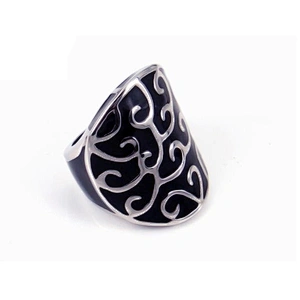 Italian enamel jewelry women's 3161 stainless steel metal panther ring