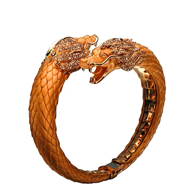 Dragon head custom design cz monster bracelet