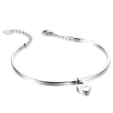 Plain modern bracelet simple love fancy 6 grams gold bangle design