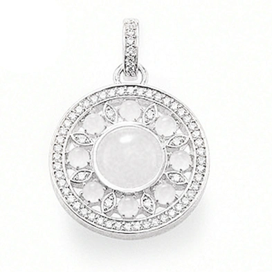 Nice gold plated 925 sun sterling silver diamond necklace