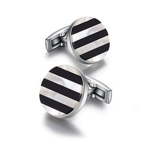 Luxury Metal Stainless Steel Brass Silver Oem Logo Cufflink Shirts
