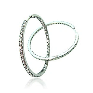 Hot selling fashion sterling silver hoop earring