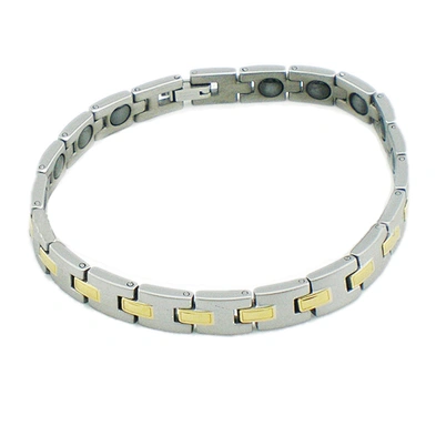 Elegant fashion bead design innovation hematite saint bracelet