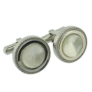 Customized design men shirt accessories auto logo cufflinks