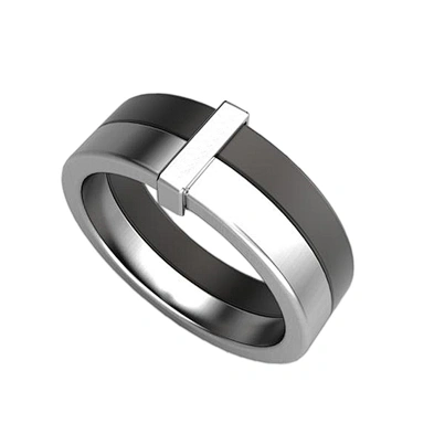 Fresh design engraved smart stainless steel stackable ring