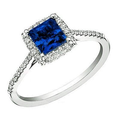 Cheap blue stone silver fashion jewelry wholesale