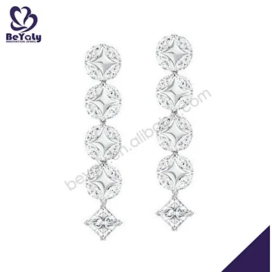 Gorgeous long drop 925 sterling silver jewellery jade earrings