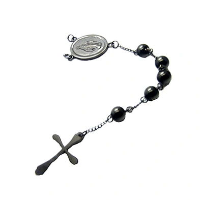 Religionary black rosary cheap costume jewelry wholesale