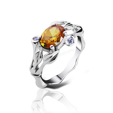 China man-made opal jewelry tanzanite blue fire opal ring