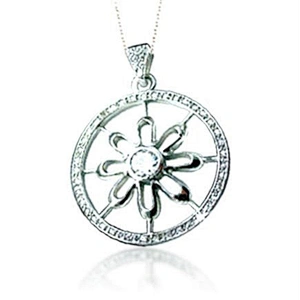 Wholesale 925 silver locket birthstone charm jewelry airplane pendant necklace