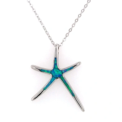 Boho Female Big Sea Star Pendants Necklaces, 925 Sterling Silver Wedding Necklaces For Women