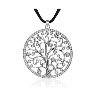 Gold plated plant jewelry wholesale tree of life necklace