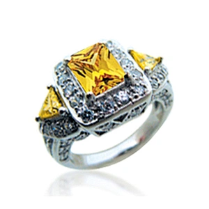 Female elegant ruby 925 sterling silver mood stone ring