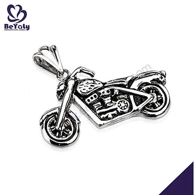 unique special jewelry pendant stainless steel motorcycle charms wholesale