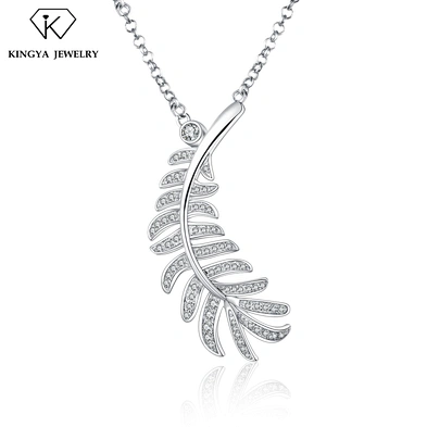 White Cz Stone Leaf Jewelry Bridal Wedding Fancy Necklace Set