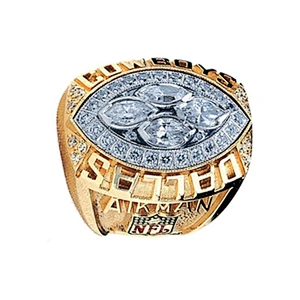 Gold Plated New York Giants different types stones rings