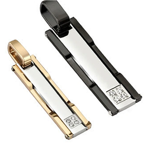 Simple design own engraved fashion titanium blanks jewelry