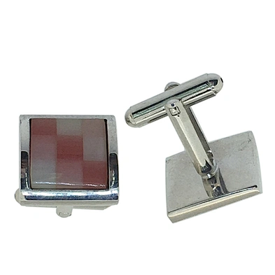 Fashion mesh design colored black clip on tie cufflink