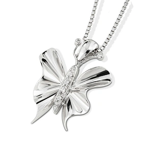 925 Sterling Silver Animal Charm Butterfly Pendant Jewelry Only Pendant