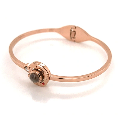 100 languages i love you bracelet, stainless steel rose gold bracelet