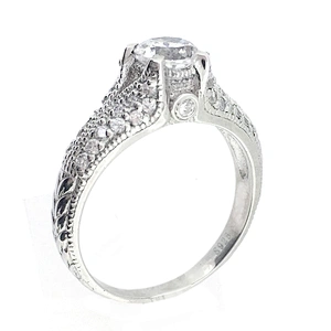Wholesale sterling silver mounting all interchangeable stone ring