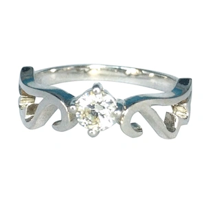 Fine guangzhou women's wings ring 9925 sterling silver jewelry finding