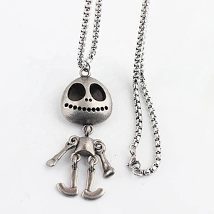 Fashion stainless steel jewellery wholesale skull pendant