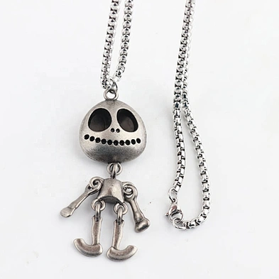 Fashion stainless steel jewellery wholesale skull pendant