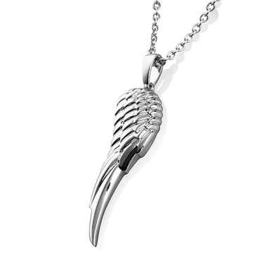 Low MOQ wholesale silver angel wing charm for child