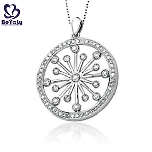 Hot selling fashion design necklace pendant jewellery 925 italy silver