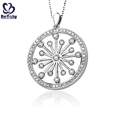 Hot selling fashion design necklace pendant jewellery 925 italy silver