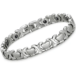 Elegant fashion bead design innovation hematite saint bracelet