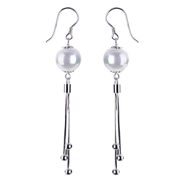 Boho Jewelry 925 Silver Tassel Earrings, Fashion Pearl Earrings Trend 2020