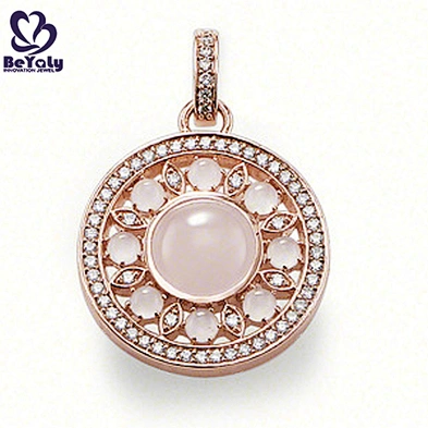 Nice gold plated 925 sun sterling silver diamond necklace