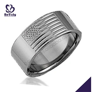 Fashion smart design stainless steel lord's prayer inscribed ring