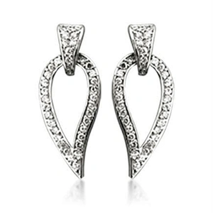 Simple gold earring design for women,  fashion inspire hanging fish design earring