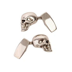 Wholesale worldwide skull design casting cufflink