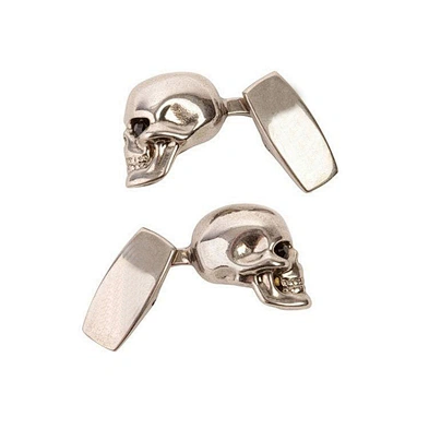 Wholesale worldwide skull design casting cufflink