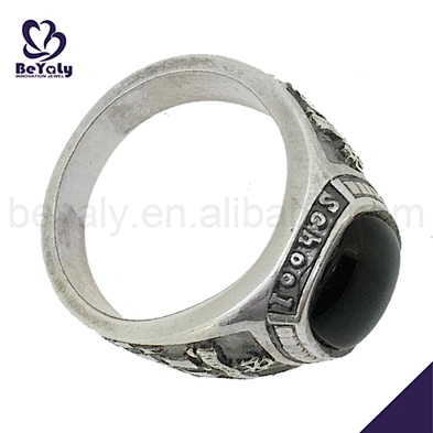 Teamwork signet black stone fantasy baseball championship rings