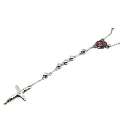 Religionary cross pendant cheap rosary necklace