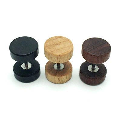 Free sample diy blank stainless steel earring stud for boy