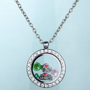 Sterling silver charm gold pendant locket set design men