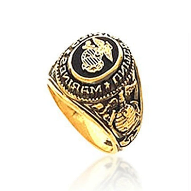 Generous United State Marines antique military ring