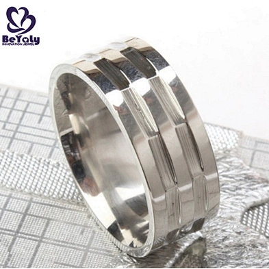 Hot sale stylish titanium stainless steel wholesale stack rings