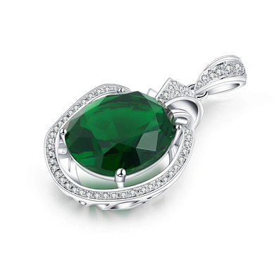 Brilliant white cz emerald jewelry women fashion 2019